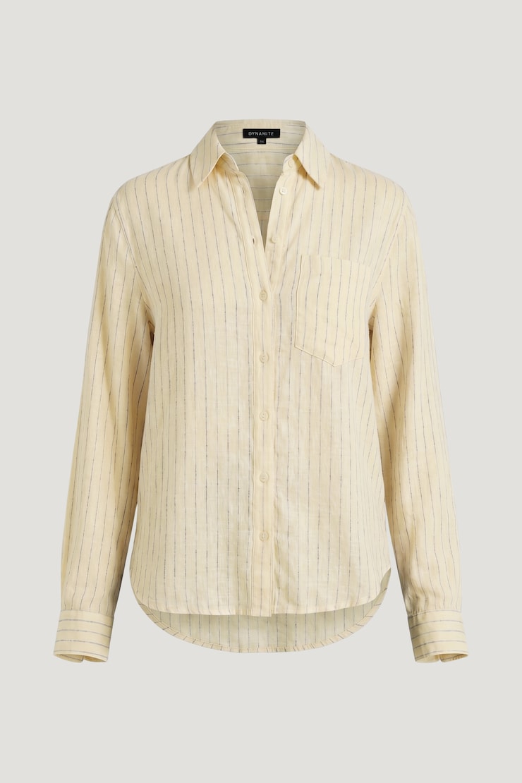 Chemise en lin surdimensionnée Isla