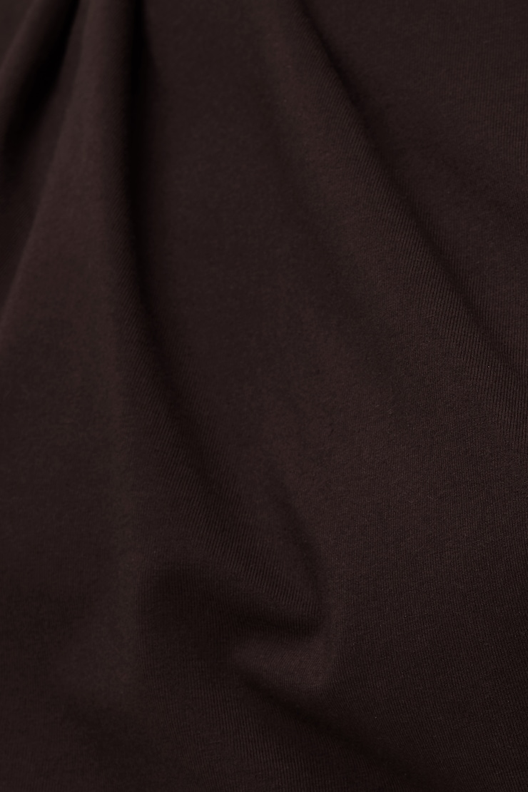 Alexa Cotton Spandex T Shirt Cherry Lacquer Burgundy large