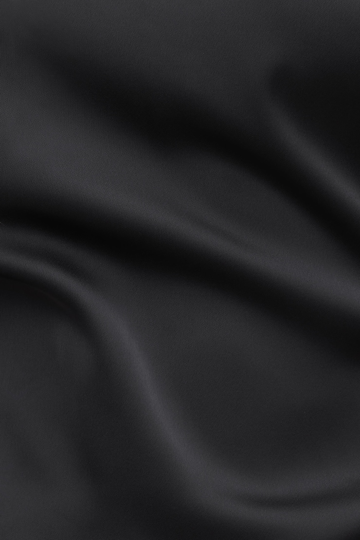 Alexa Satin Blouse Jet Black large
