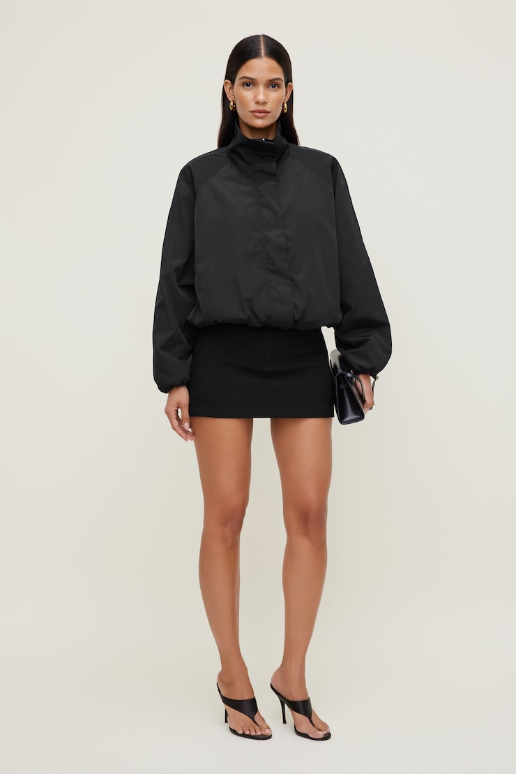 High Neck Wind Anorak