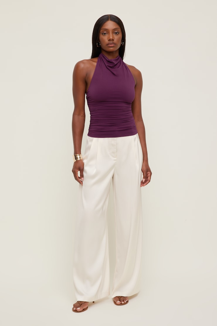 Bry Sculpt Halter Top Plum Caspia Purple large