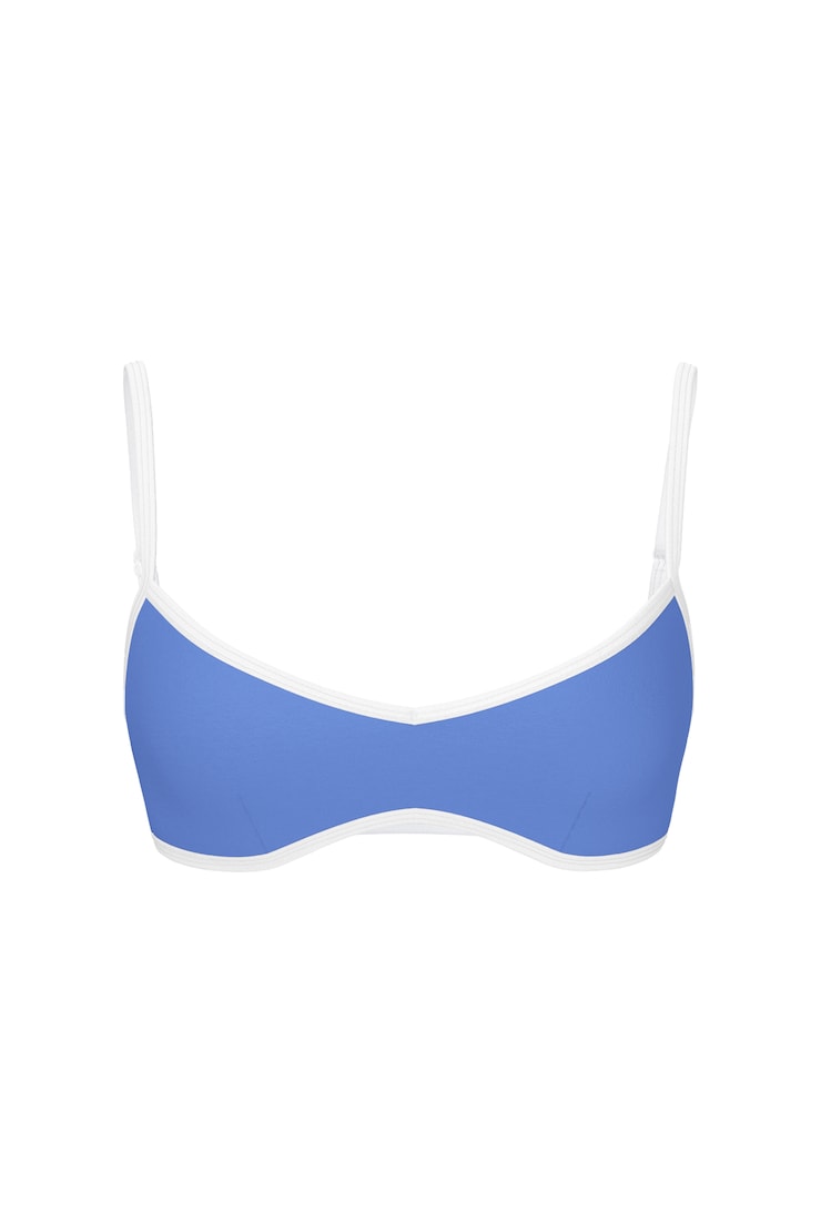 Active Micro Bra, Blue Blush/Snow White, large