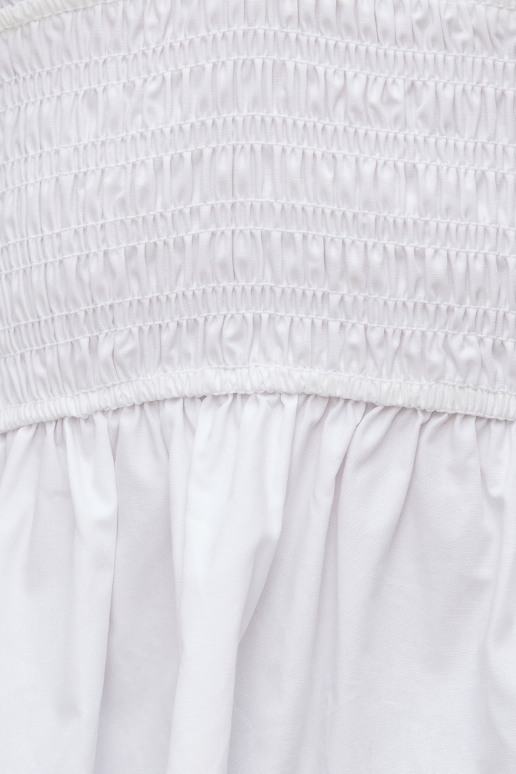 Gemma Poplin Halter Top Bright White large