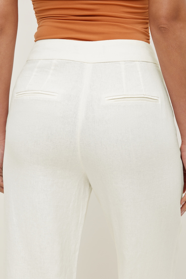 Yasmin Linen Straight Leg Pants