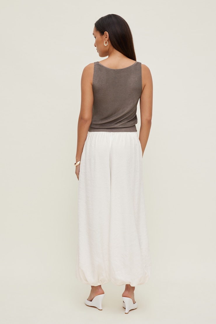 Camisole en tricot lustrée