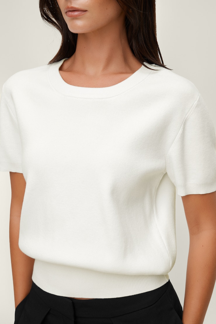 Clara Short Sleeve Sweater