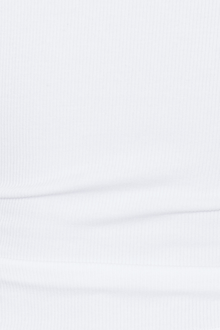 SnatchRib Boatneck 3/4 Sleeve Top, Bright White, large