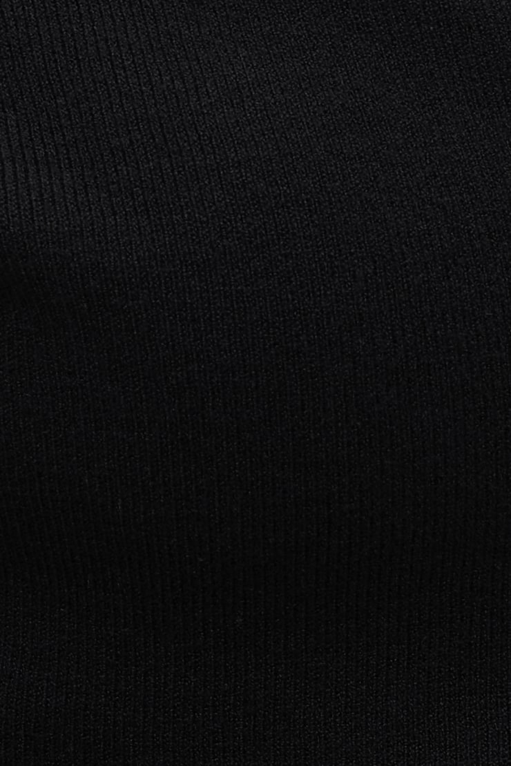 Rebecca Crewneck Cardigan Jet Black large