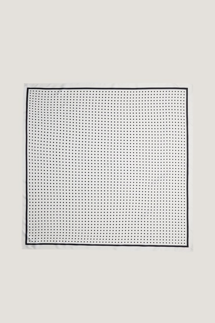 Polka Dot Oversized Square Scarf