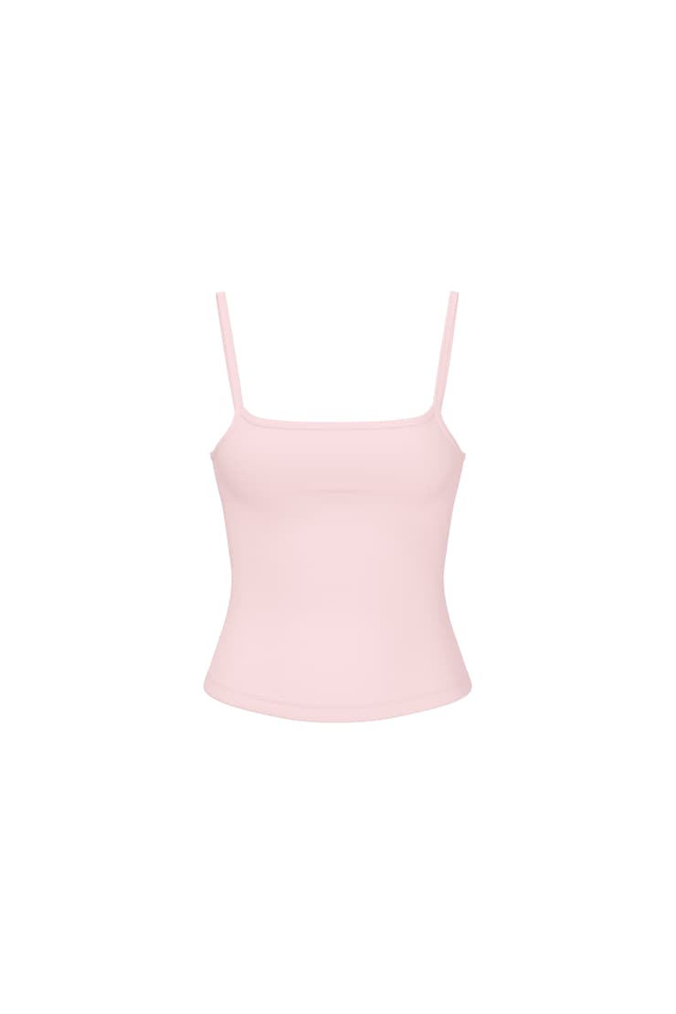 Sleek Scoop Cami Top, Pink Wink, large
