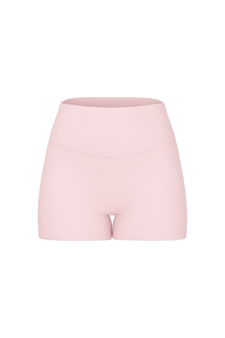 Active Booty Shorts, Pink, large