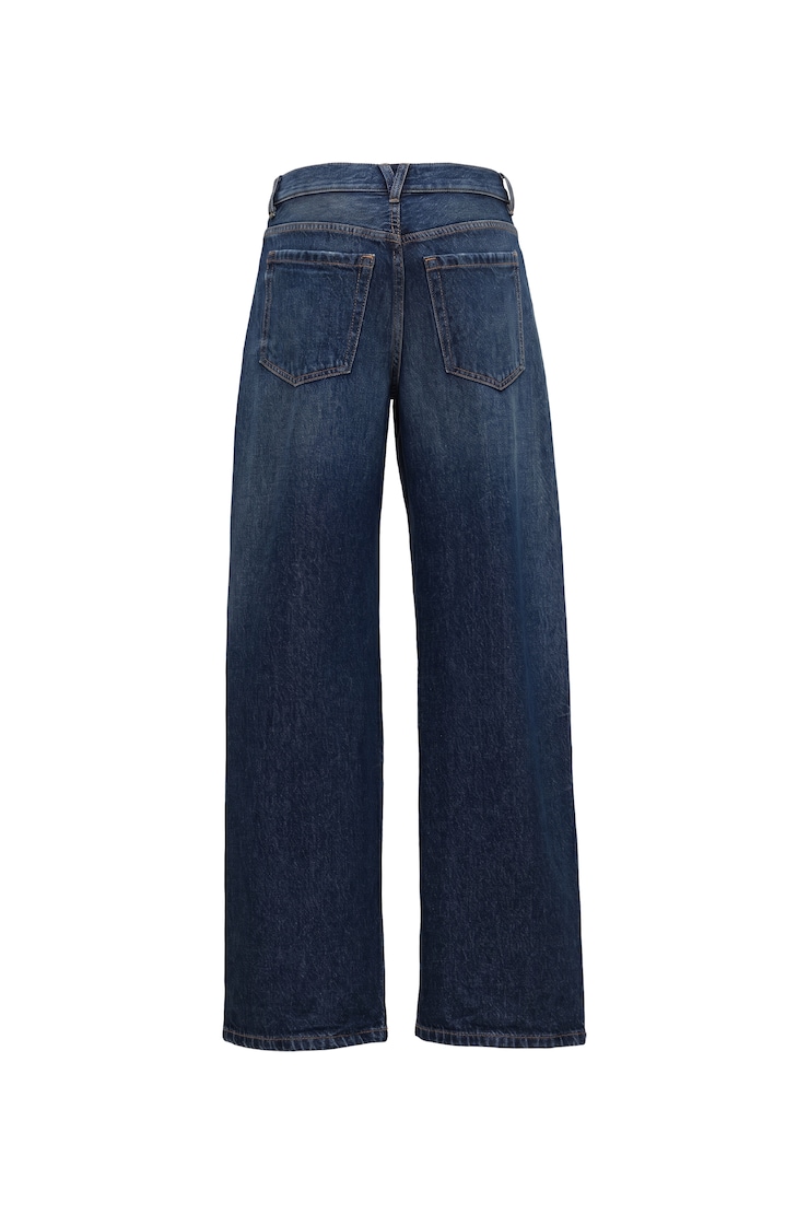 Low Rise Baggy Jeans, Iris Blue, large