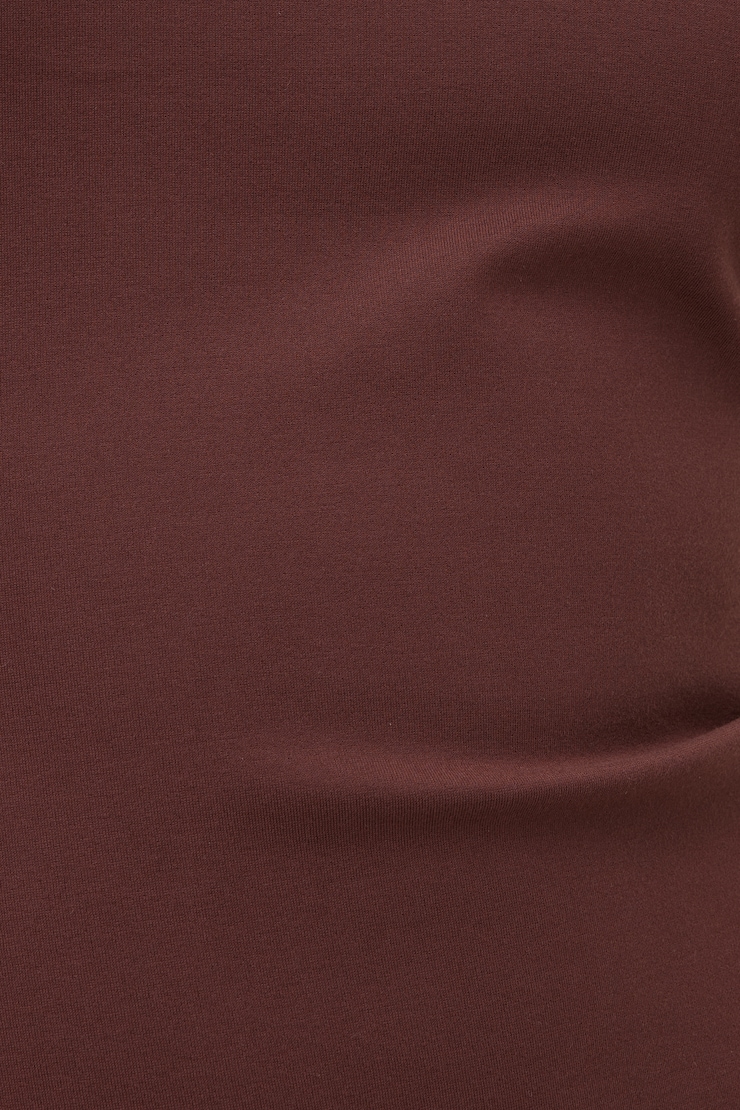 Gia Ponte Mini Dress Rum Raisin Burgundy large