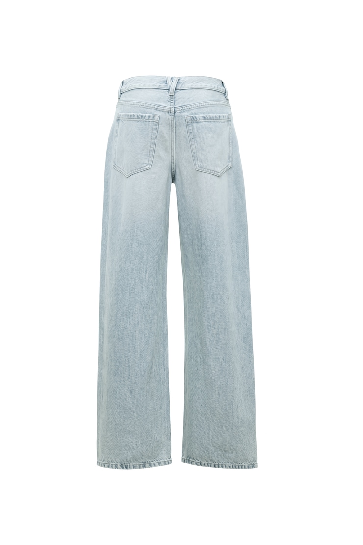 Low Rise Baggy Jeans, Aubrey Blue, large