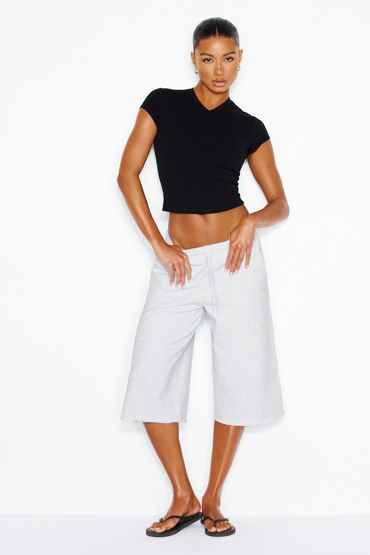 UltraFleece Jorts, SPRING GREY MIX, large