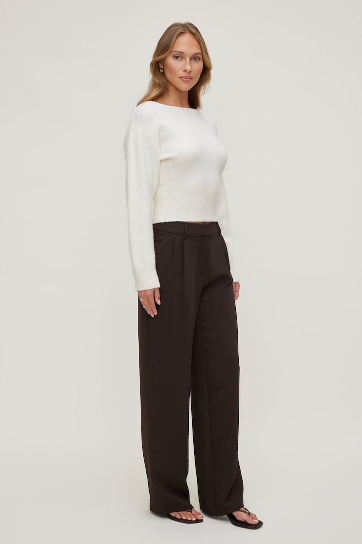 Alex Airflow Wide Leg Pants Airflow Java Brown large