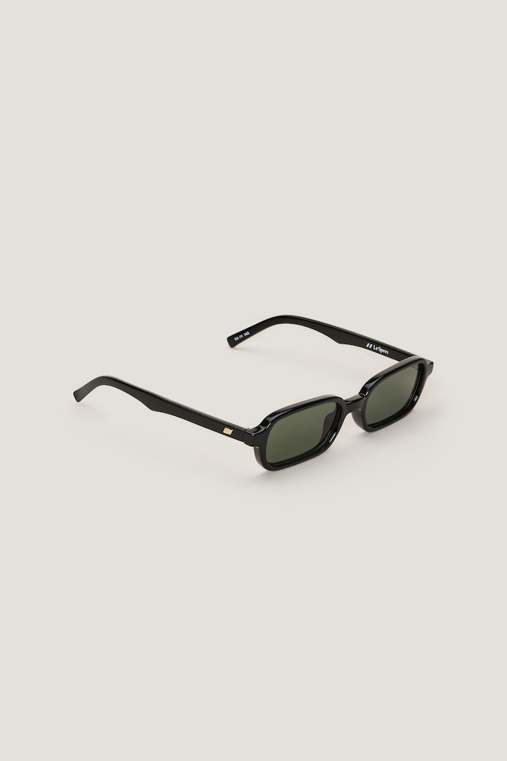 LE SPECS | Pilferer Rectangular Sunglasses Black / Smoke large
