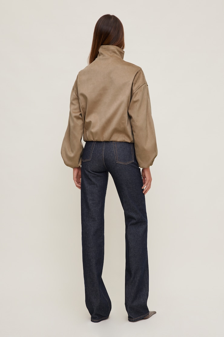 Valentina Ultra High Rise Bootcut Jeans Dark Indigo / Rinse large