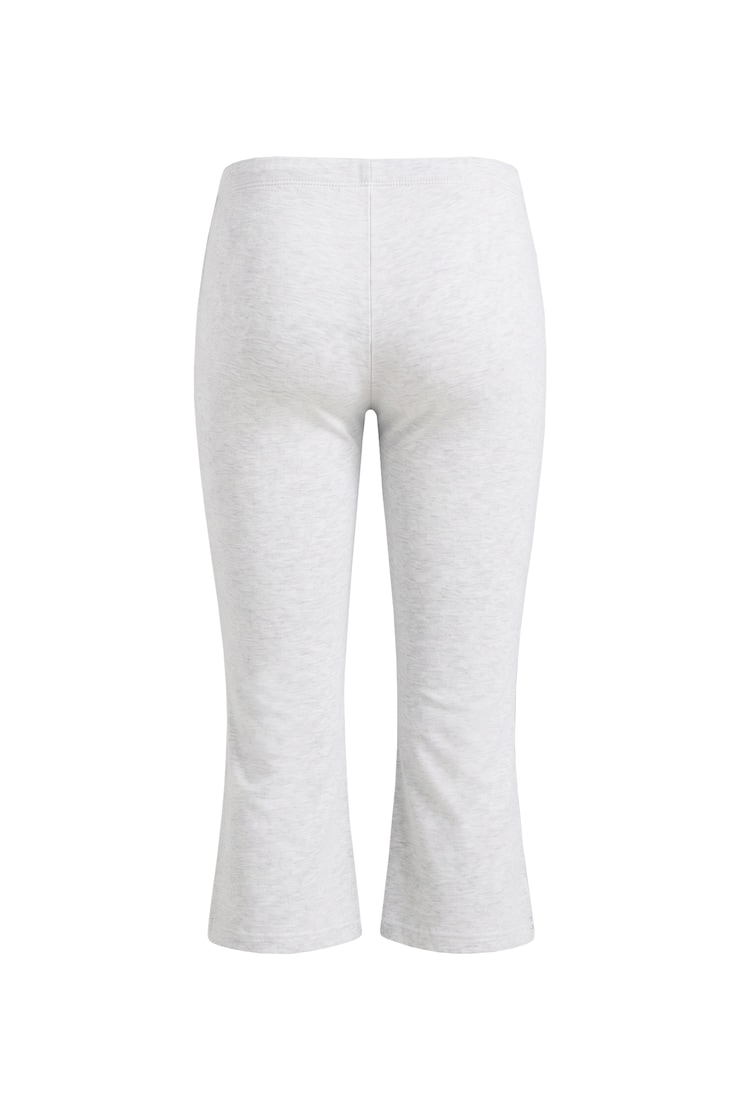 Pantalon évasé court StretchTerryᵐᶜ, Mélange gris printanier, large