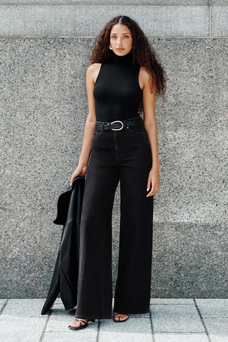 Harlow Ultra High Rise Wide Leg Jeans