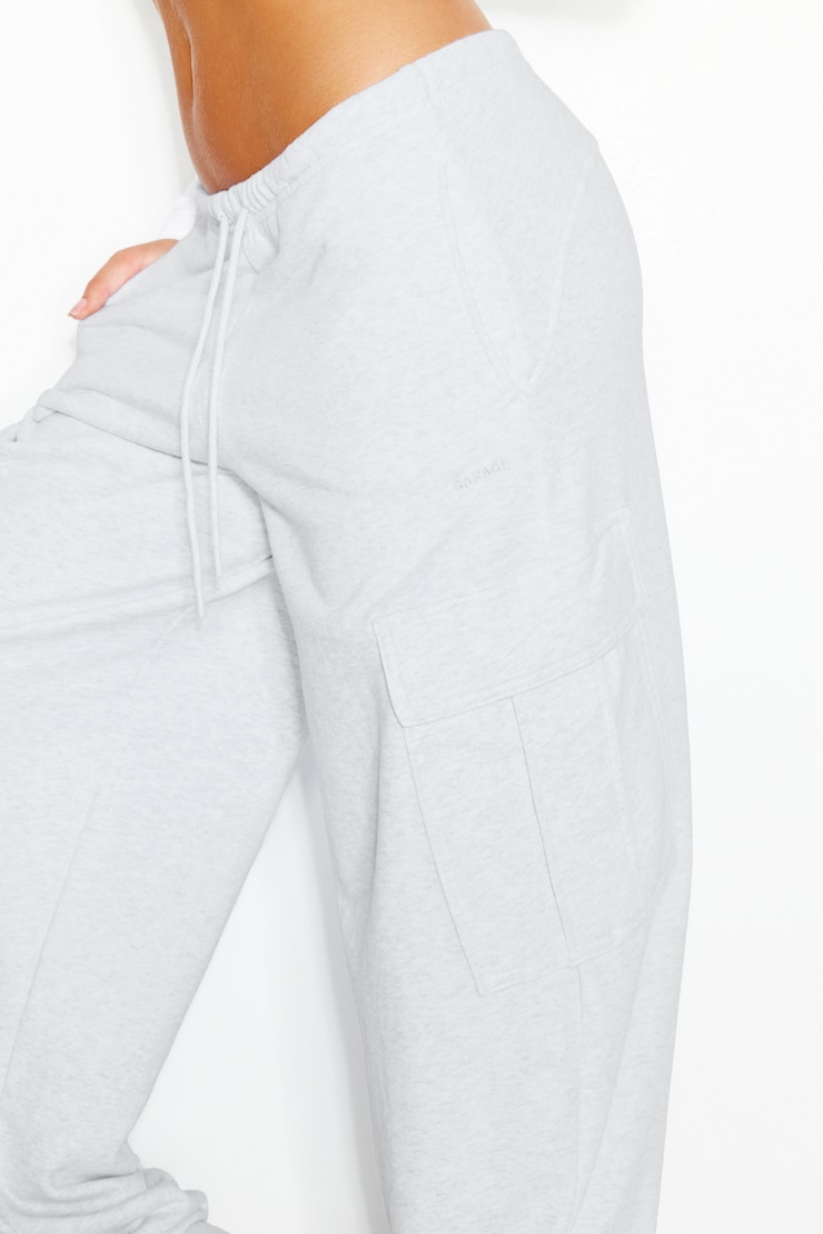 SoftTerry™ Barrel Cargo Pants, Spring Grey Mix, large