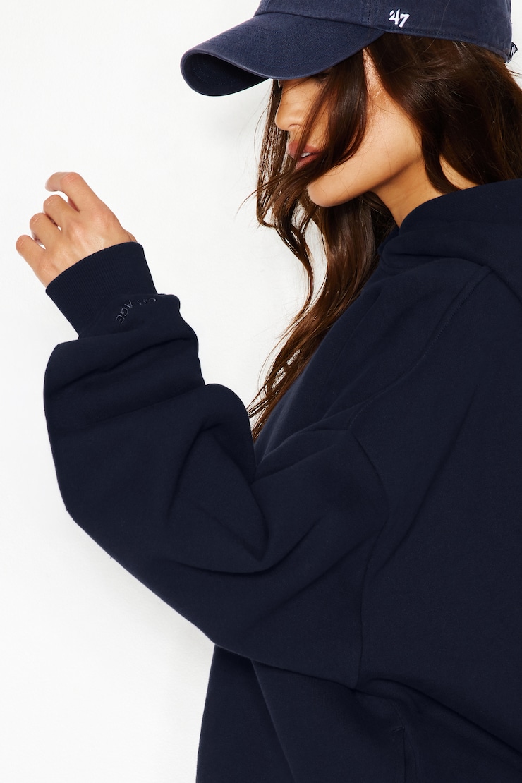 UltraFleece Hoodie, Naughty Navy Blue, large