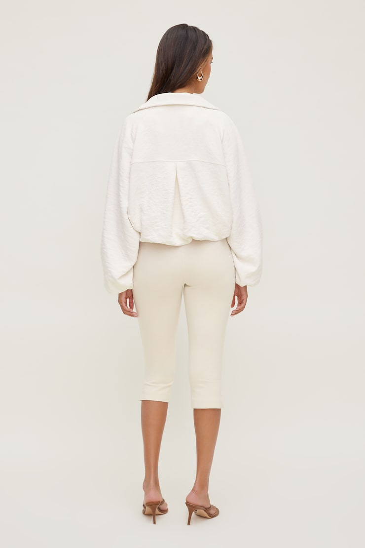 Liv Capri Pants Rainy Day Beige large