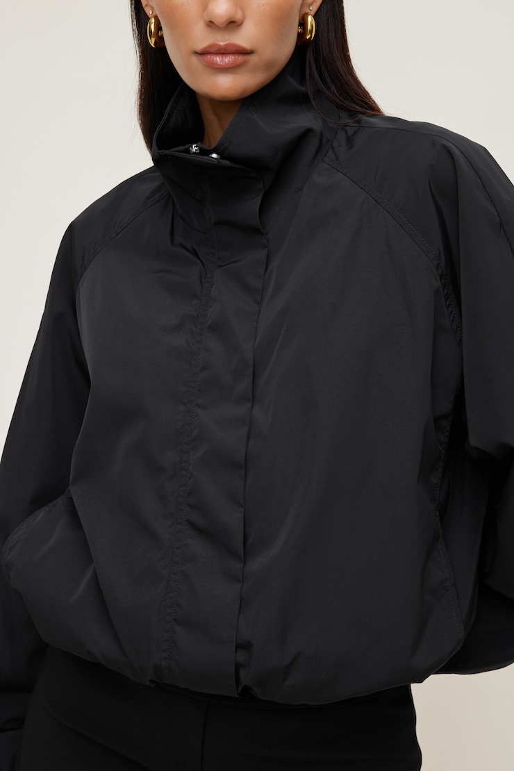 High Neck Wind Anorak
