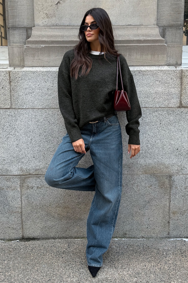 Mika Mid Rise Relaxed Straight Leg Jeans