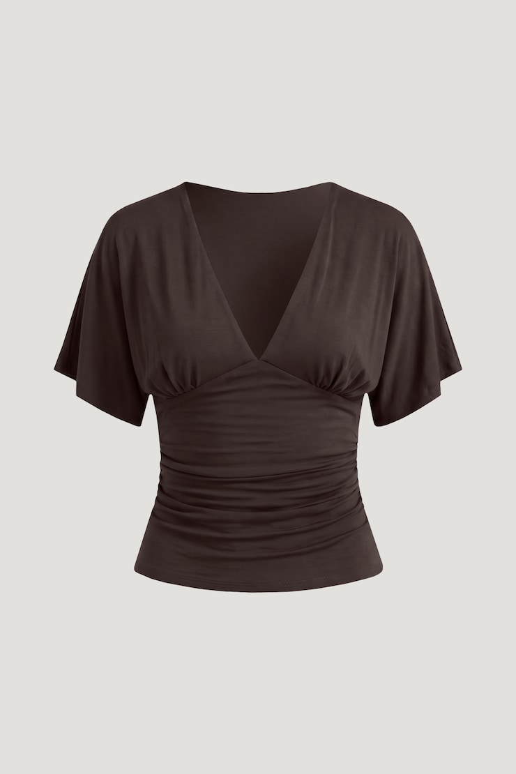 Kenzie Flutter Sleeve Top