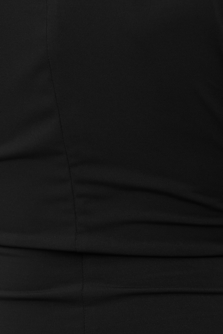 Sculpt Ruched Midi Dress Jet Black large