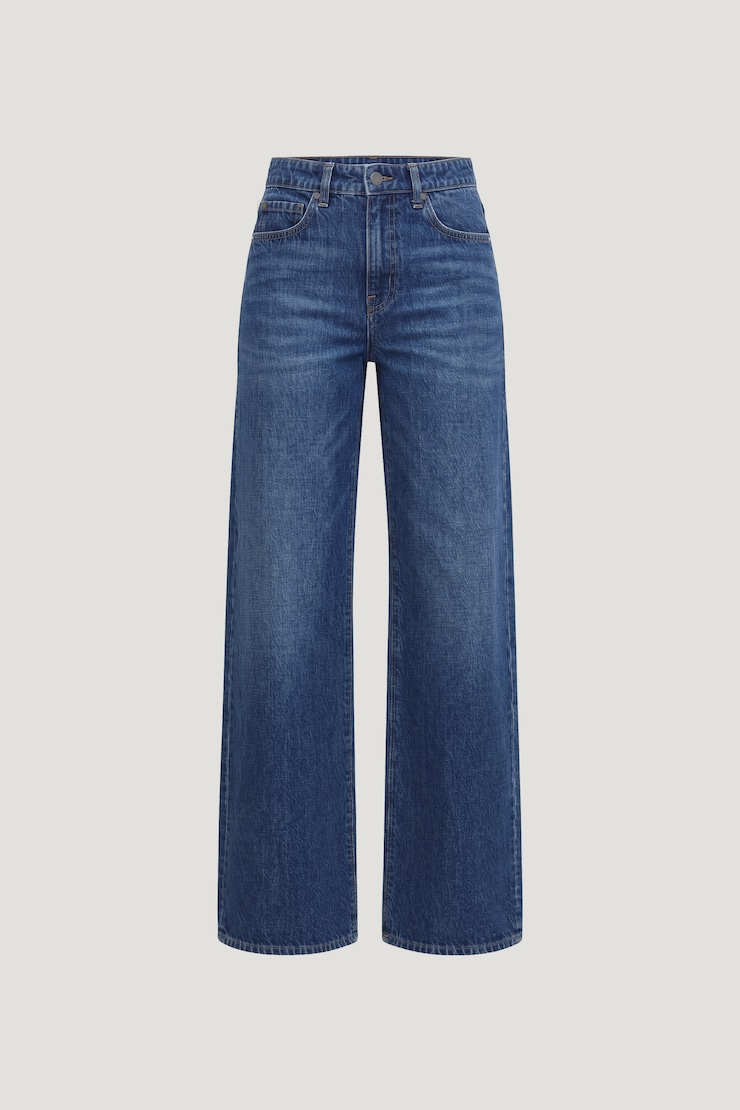 Heidi High Rise Wide Leg Jeans Blue Horizon large
