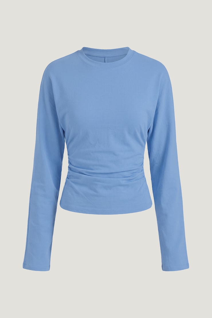 Andrea Long Sleeve T Shirt Bel Air Blue large
