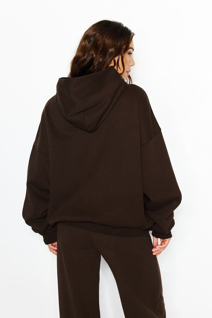 UltraFleece Hoodie, Armadillo Brown, large