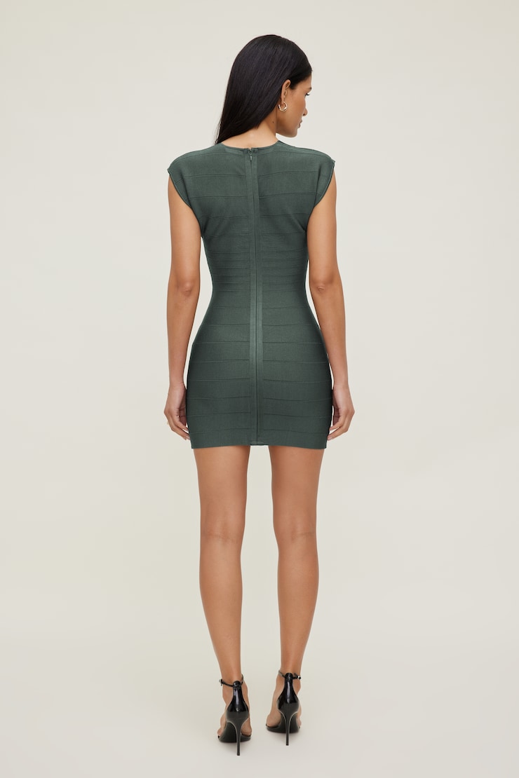 Bandage Mini Dress Urban Chic Green large