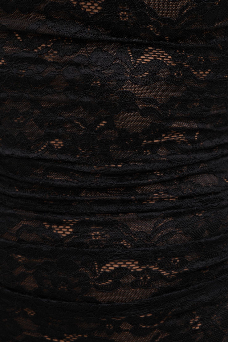 Kristina Lace Maxi Dress Jet Black large