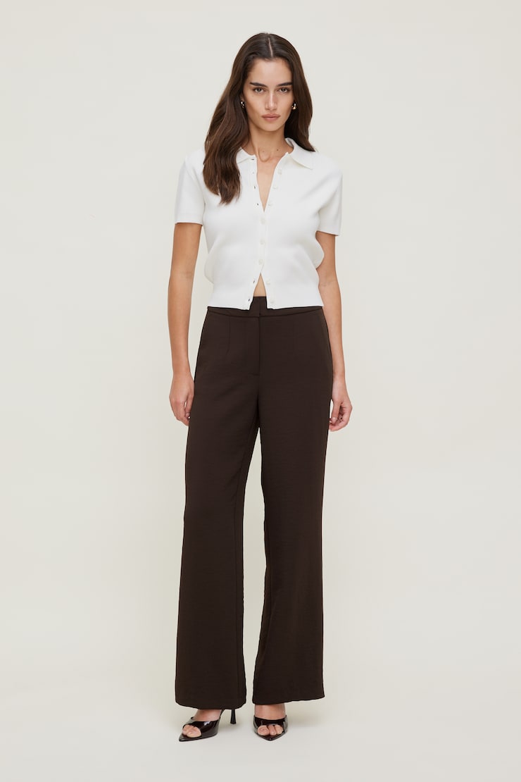 Yasmin Airflow Straight Leg Pants Java Brown large
