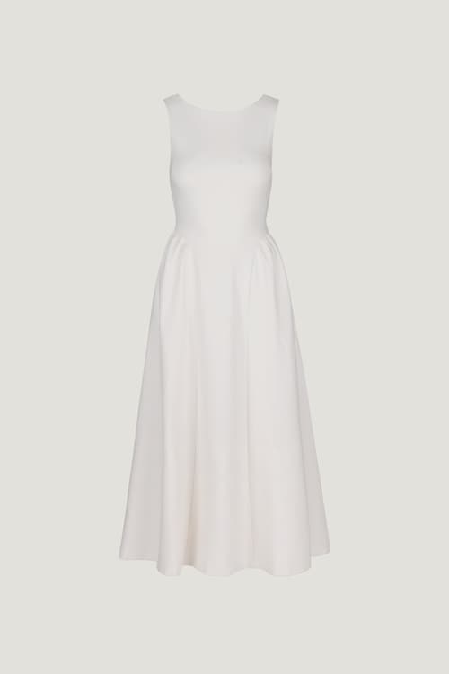 flared ponte maxi dress dynamite Tuxedo Marcella Shirt Premium – Farage main image 1