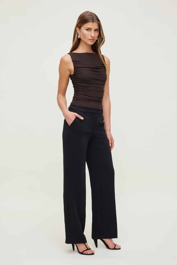 Camelia Airflow Straight Leg Pants Jet Black large