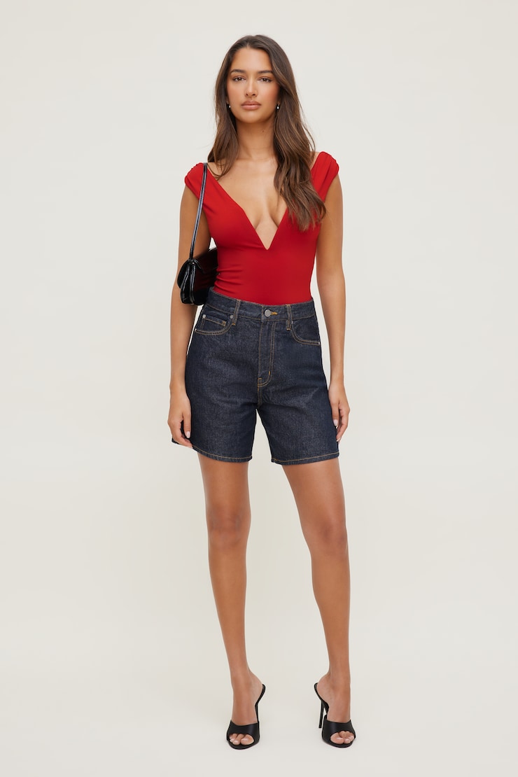 Harper High Rise Jean Shorts