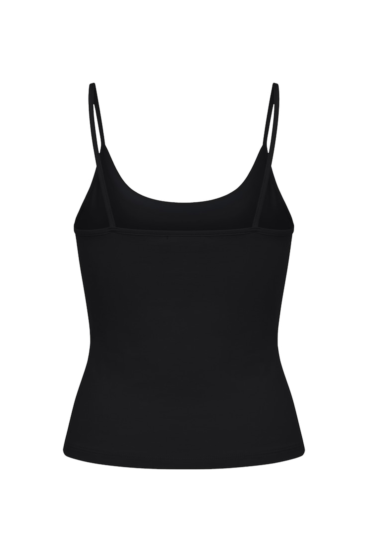Sleek High Point Cami Top, Jet Black, large