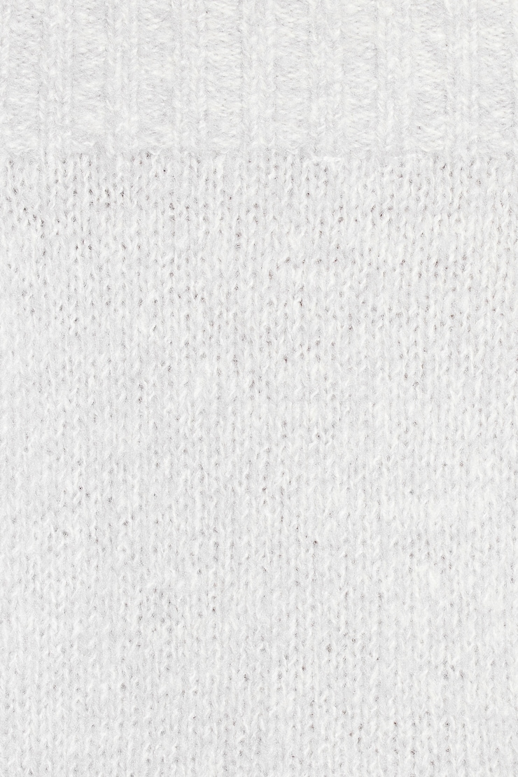 Undone Off Shoulder Sweater, Spring Grey Mix, large