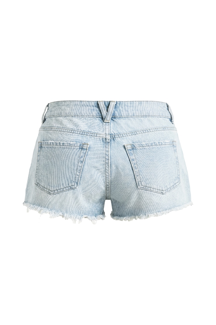 Ultra Low Rise Relaxed Shorts, Christi Blue, large