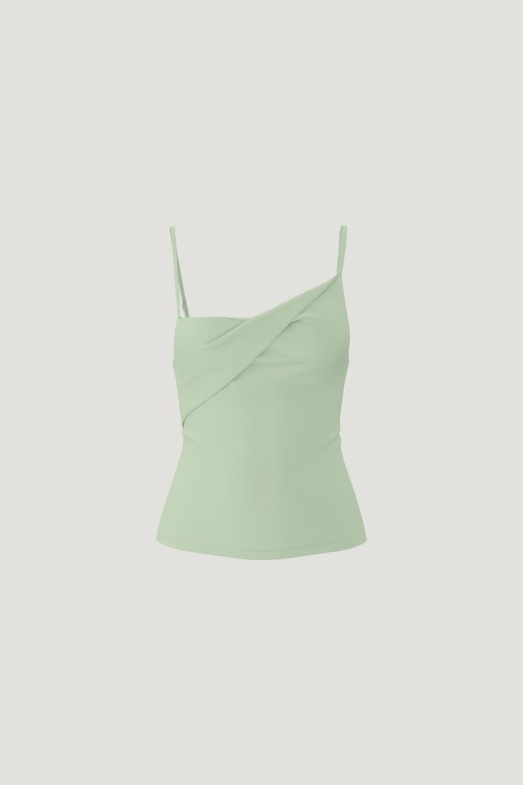 Twisted Cami Top Macaroon Mint Blue large