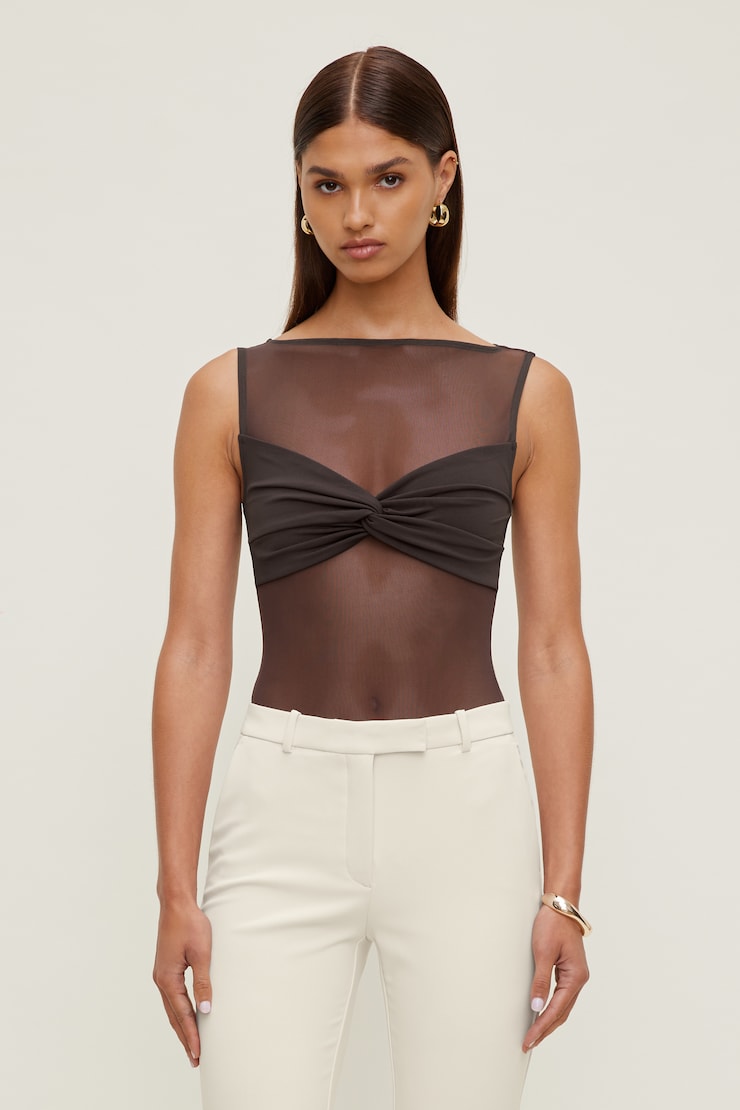 Kai Sheer Mesh Bodysuit