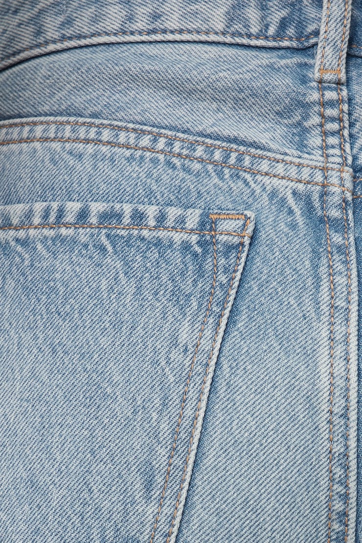 Kennedy High Rise Barrel Leg Jeans Medium Light Indigo / Blue Rebellion large