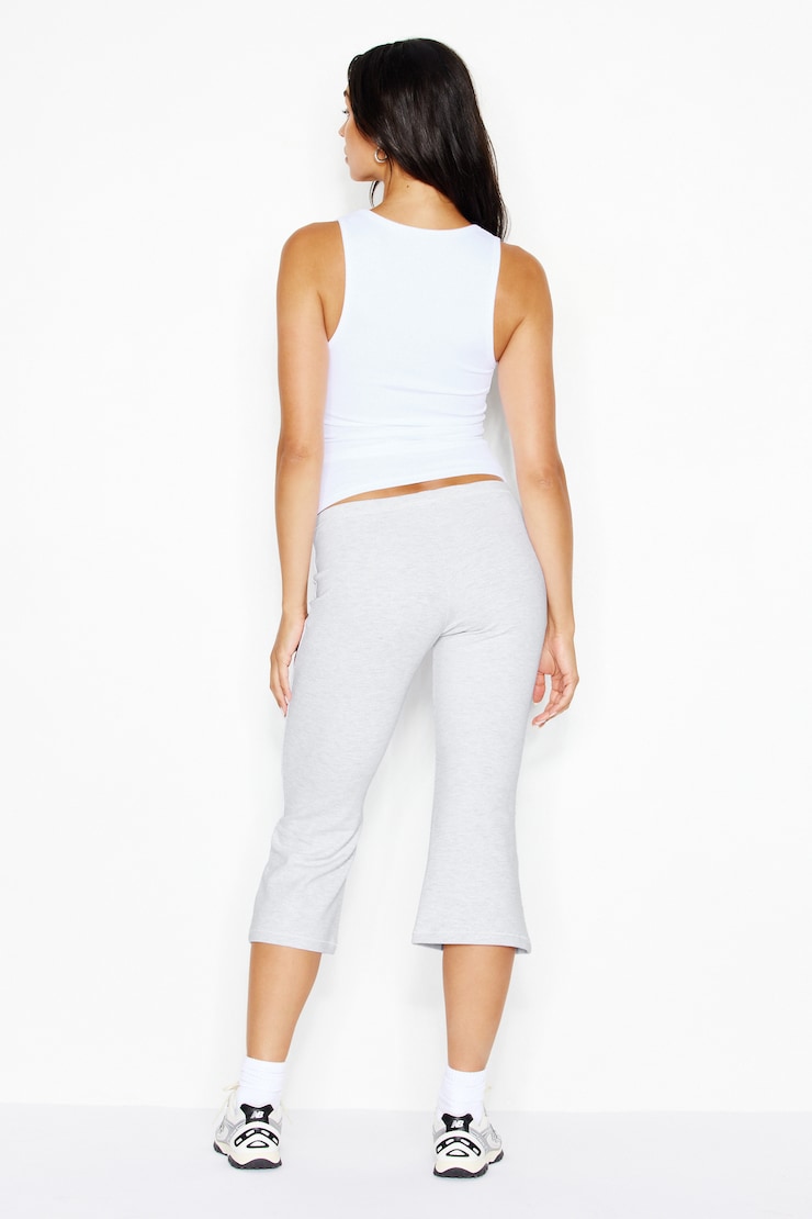 StretchTerry™ Kick Flare Pants, Spring Grey Mix, large