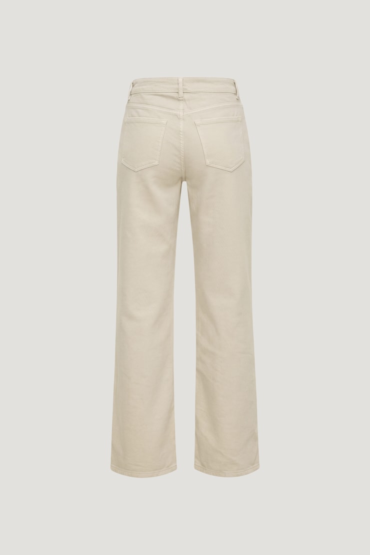 Heidi High Rise Wide Leg Jeans Rainy Day Beige large