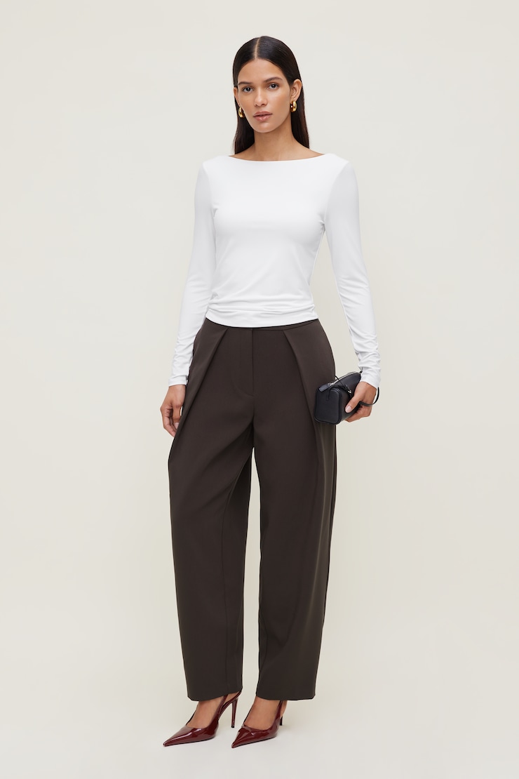 Nola Sculpt Long Sleeve Top