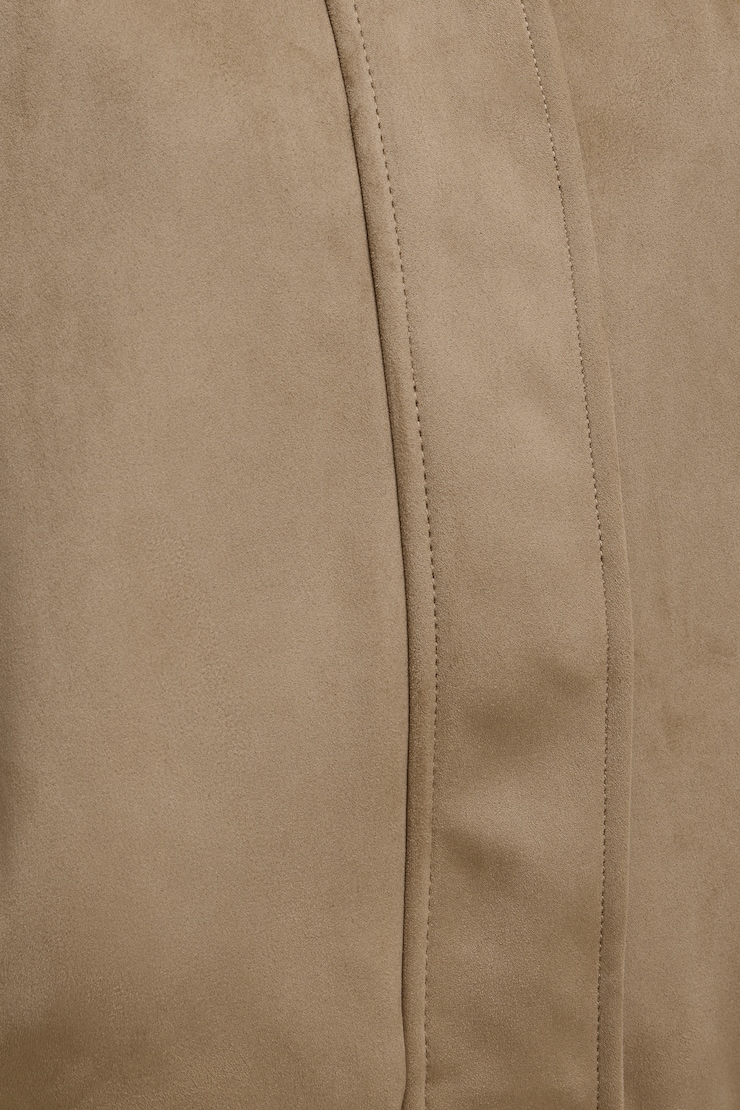 Brynn Faux Suede Bomber Jacket Savannah Tan large
